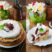 Eggless Mulberry Crumb Cake