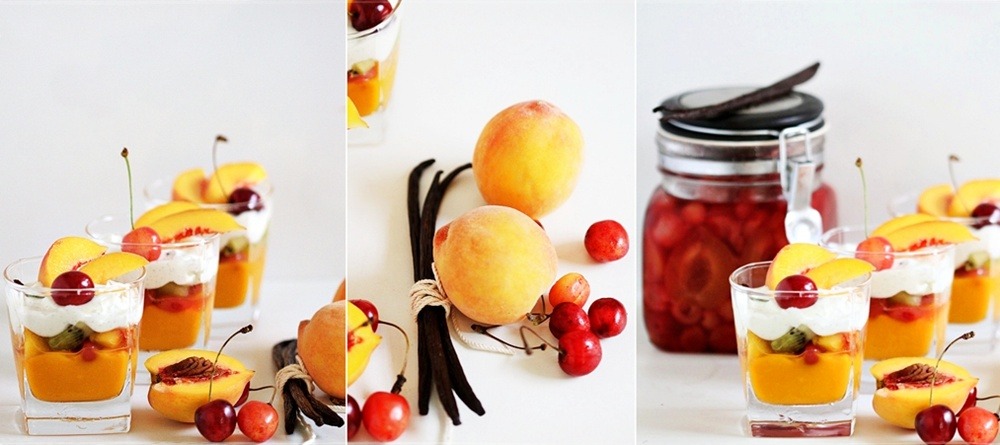 Easy Mixed Berry Walnut Verrines - Prettiest Desserts for Summer 11 Tropical Fruit Verrines