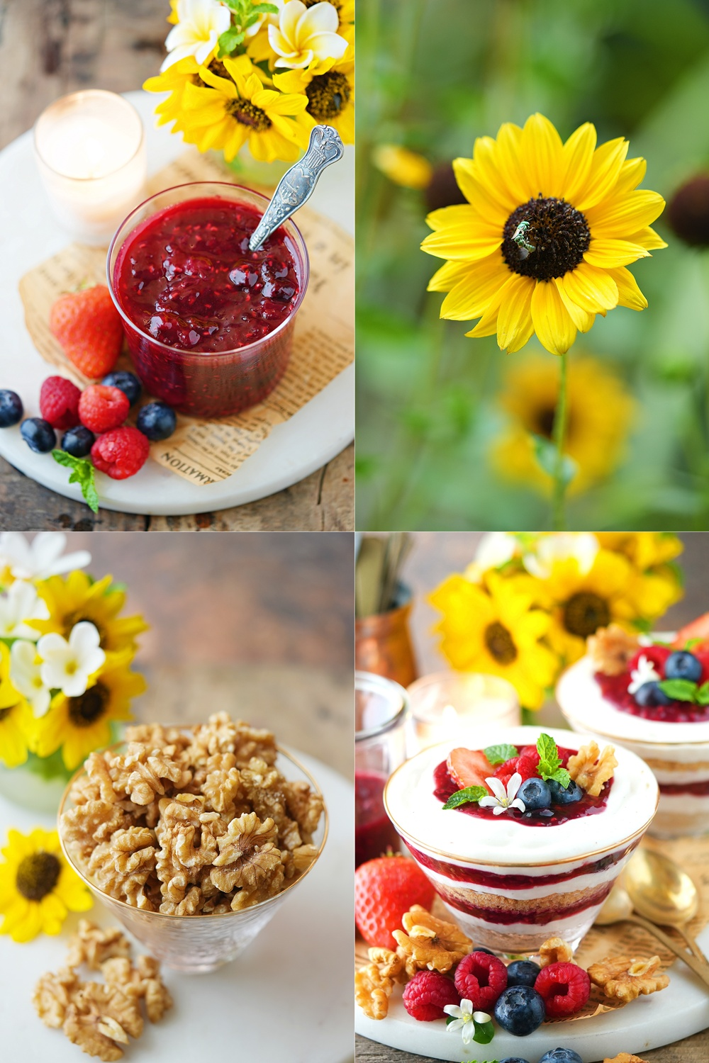 Easy Mixed Berry Walnut Verrines - Prettiest Desserts for Summer 8 Mixed Berry Walnut Verrines