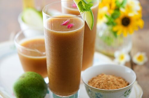 4 Ingredient 5 minute Fuss Free Aam Panna