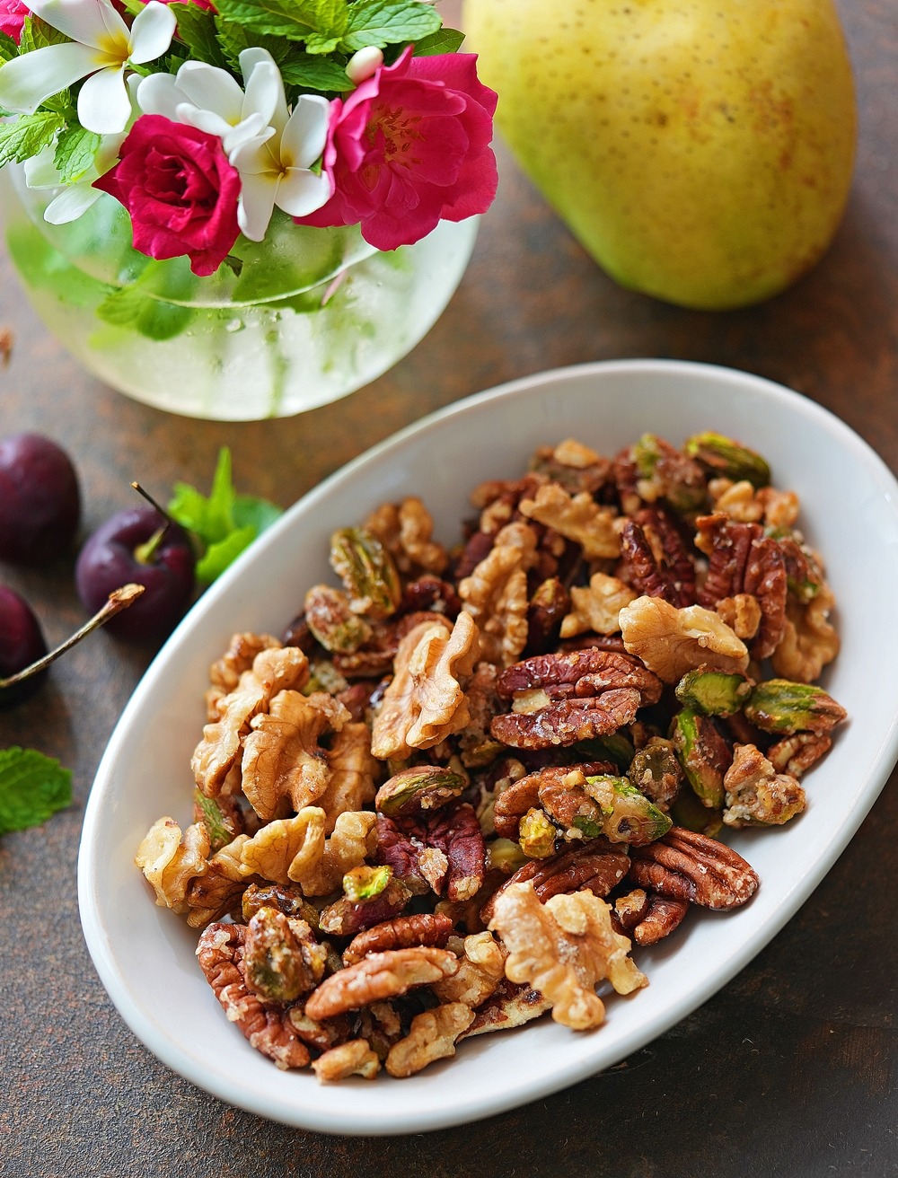 Toasted Pecans walnuts Pistachios