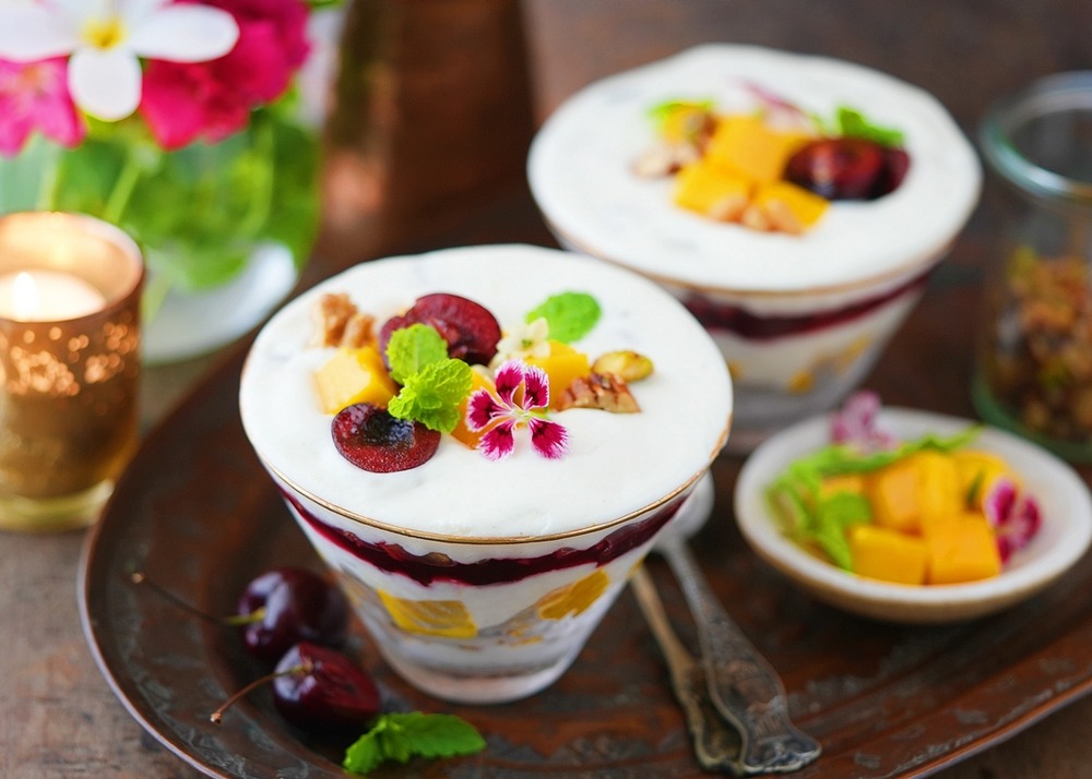 Nutty Cherry Mango GF Verrines